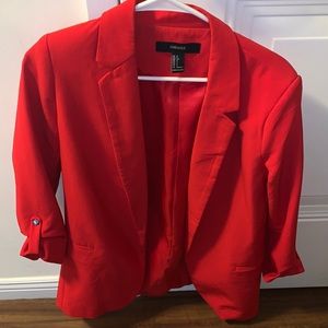 Red blazer